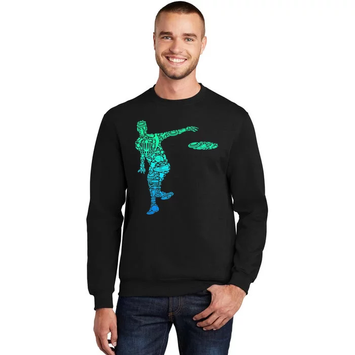 Disc Golf Funny Disc Jokey Frisbee Golf Club Tall Sweatshirt