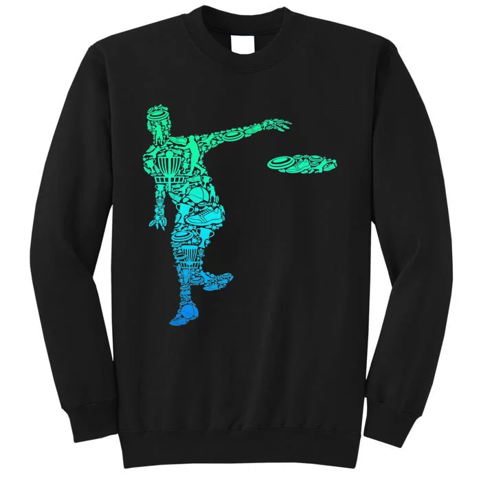 Disc Golf Funny Disc Jokey Frisbee Golf Club Tall Sweatshirt