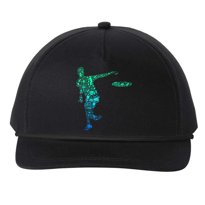 Disc Golf Frisbee Snapback Five-Panel Rope Hat