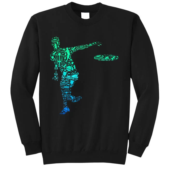 Disc Golf Frisbee Tall Sweatshirt