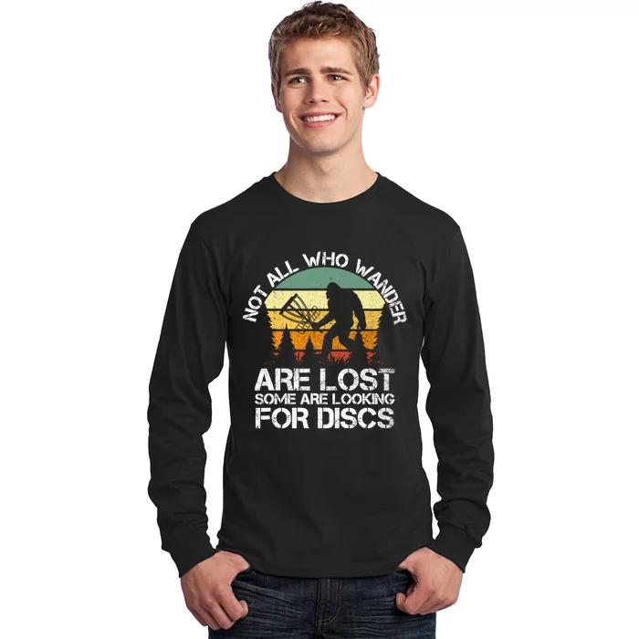 Disc Golf Funny Bigfoot Long Sleeve Shirt