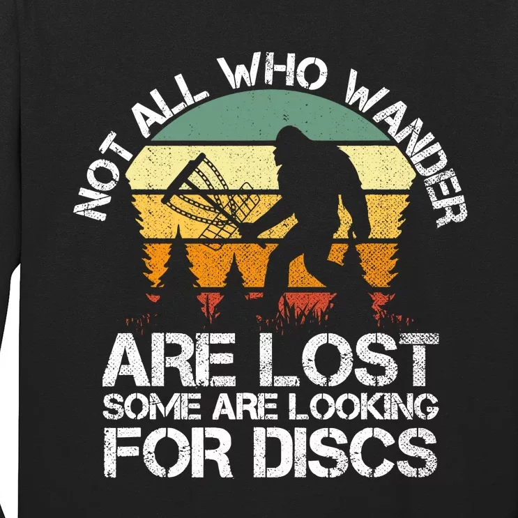 Disc Golf Funny Bigfoot Long Sleeve Shirt