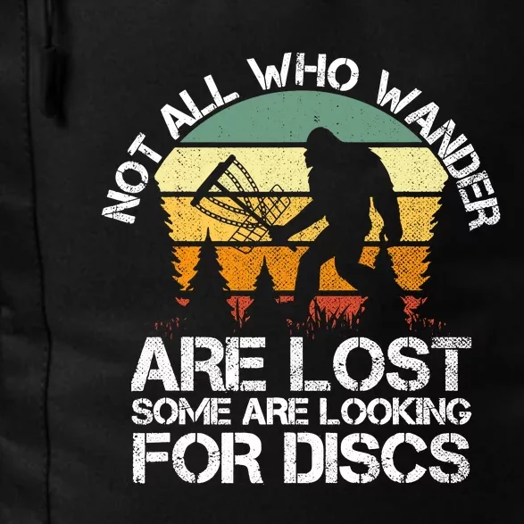 Disc Golf Funny Bigfoot Daily Commute Backpack