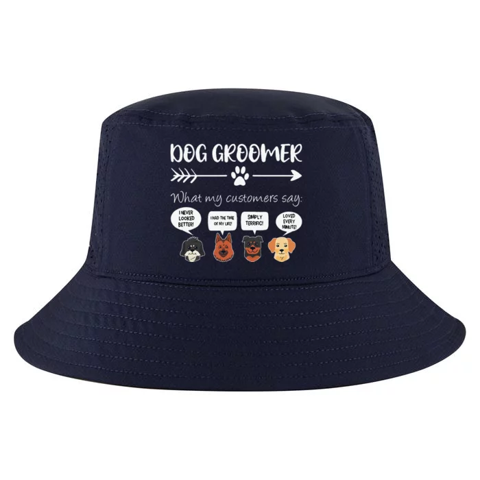 Dog Groomer Funny Dog Grooming Gift Dog Salon Cool Comfort Performance Bucket Hat