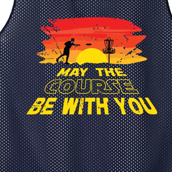 Disc Golf Frisbee Golf May The Course Be With Mesh Reversible Basketball Jersey Tank