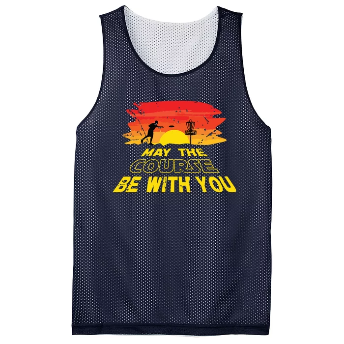 Disc Golf Frisbee Golf May The Course Be With Mesh Reversible Basketball Jersey Tank