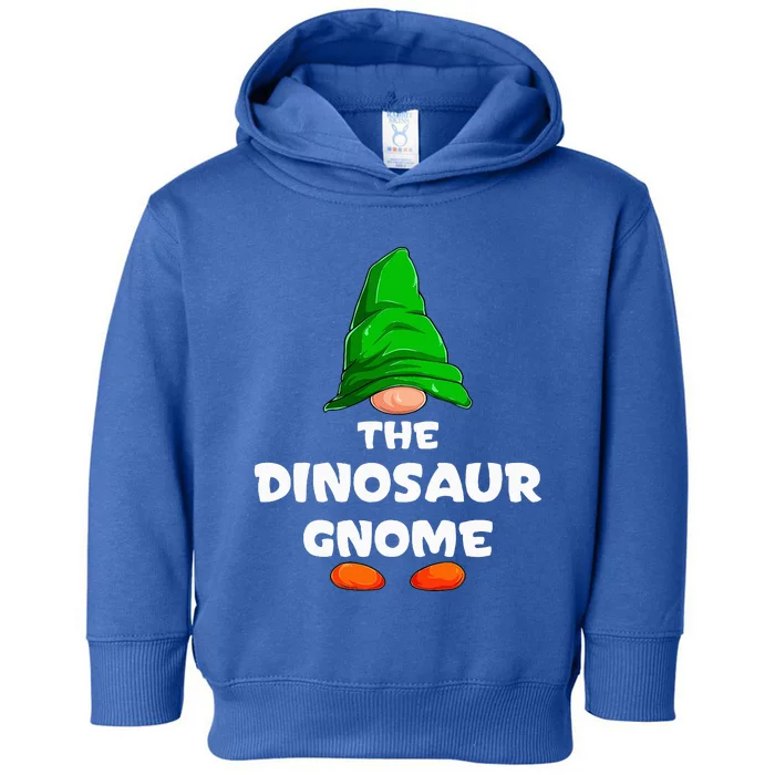 Dino Gnome Family Christmas Pajama Set Toddler Hoodie