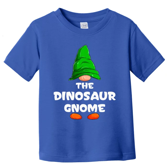 Dino Gnome Family Christmas Pajama Set Toddler T-Shirt