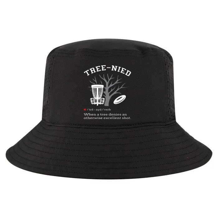 Disc Golf Funny Stupid Tree Treenied III Cool Comfort Performance Bucket Hat