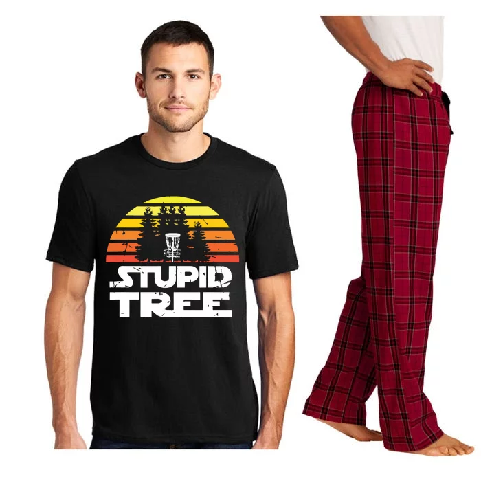 Disc Golf For Stupid Tree Frisbee Golf Pajama Set