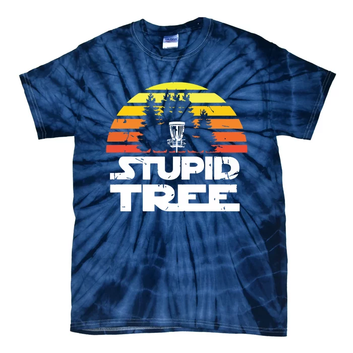 Disc Golf For Stupid Tree Frisbee Golf Tie-Dye T-Shirt