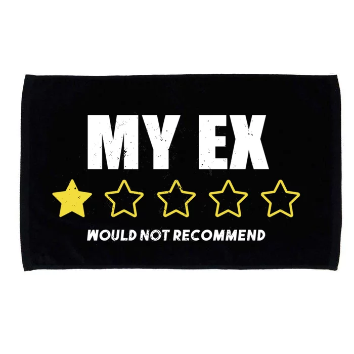 Divorce Gift For Men And Women Adult Humor My Ex Bad Review Gift Microfiber Hand Towel