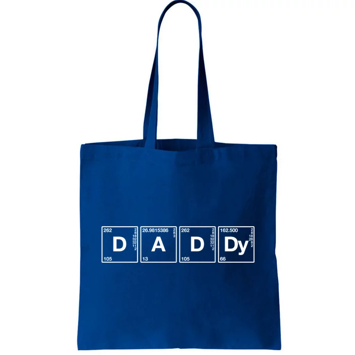 Daddy Gift Funny Sarcastic Family Science Dad Funny Gift Tote Bag