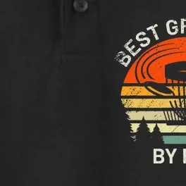 Disc Golf Grandpa Best Grandfather By Par Frisbee Golfer Dry Zone Grid Performance Polo