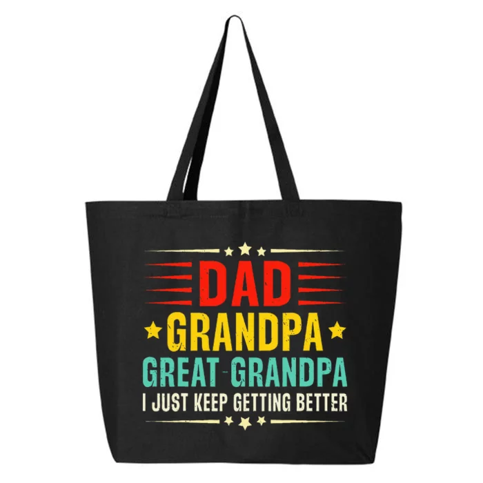 Dad Grandpa Great Grandpa Cool 25L Jumbo Tote