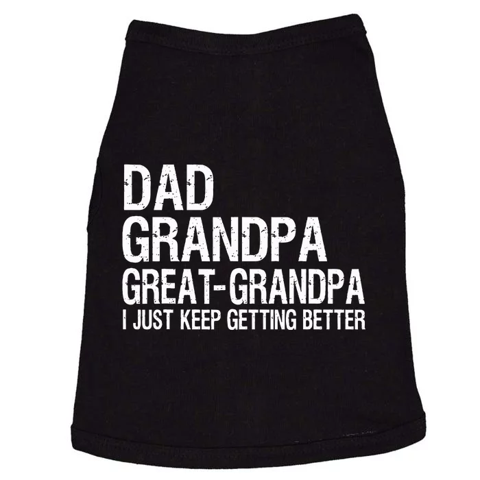 Dad Grandpa Great Grandpa Funny Fathers Day Grandpa Gift Doggie Tank