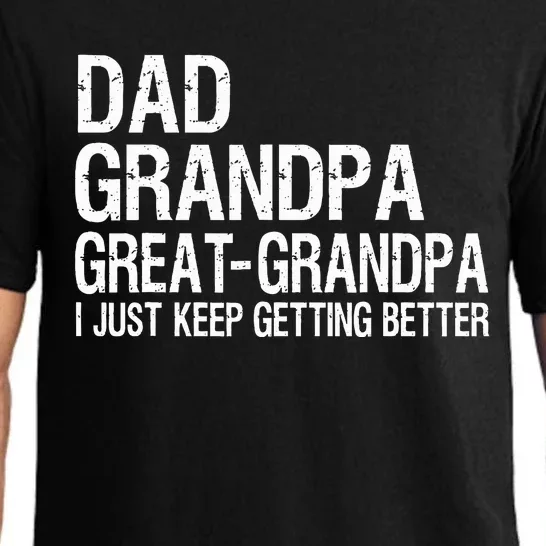 Dad Grandpa Great Grandpa Funny Fathers Day Grandpa Gift Pajama Set