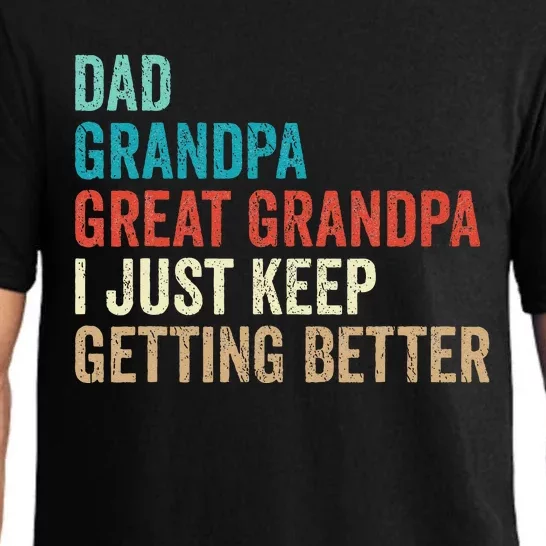 Dad Grandpa Great Grandpa Fathers Day Gift from Grand Pajama Set