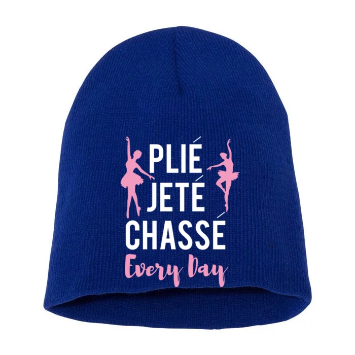 Dance Great Gift Dancing Heart Love Ballet Plie Chasse Short Acrylic Beanie