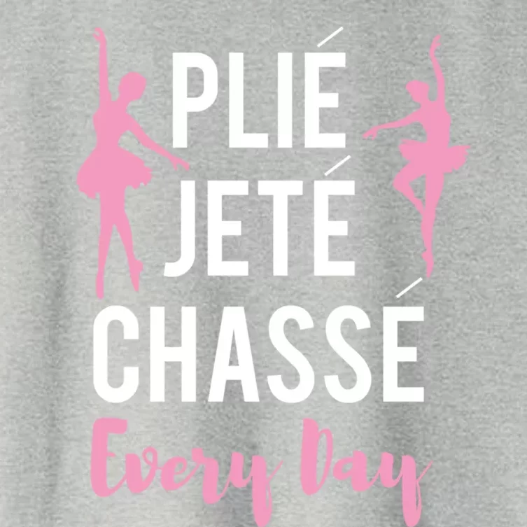 Dance Great Gift Dancing Heart Love Ballet Plie Chasse Women's Crop Top Tee