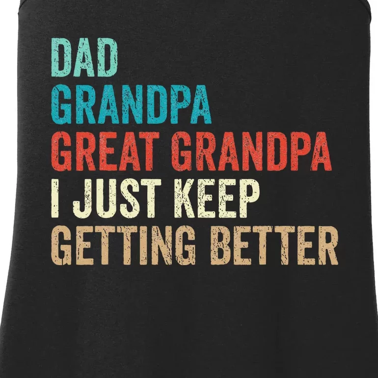 Dad Grandpa Great Grandpa Fathers Day Gift from Grand Ladies Essential Tank