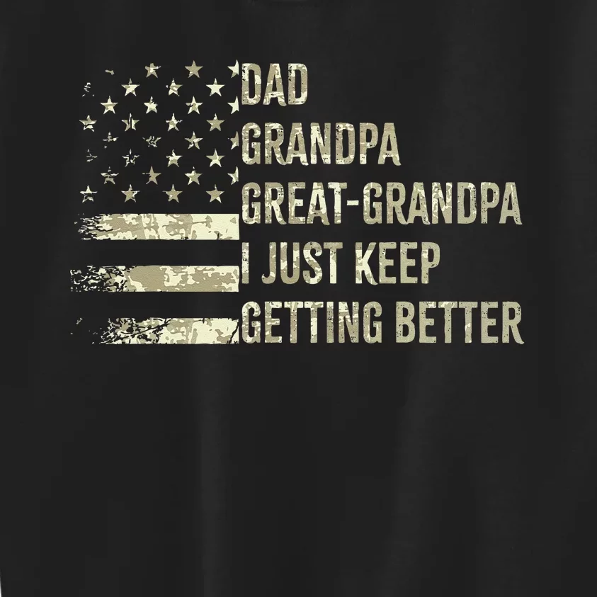 Dad Grandpa Great Grandpa Fathers Day Last Minute Kids Sweatshirt