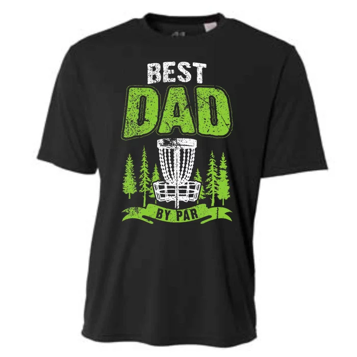 Disc Golf Gift Fathers Day Best Dad By Par Disc Golf Cooling Performance Crew T-Shirt