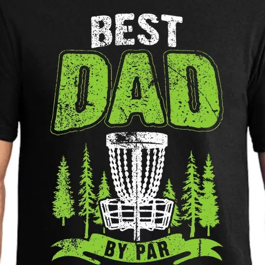 Disc Golf Gift Fathers Day Best Dad By Par Disc Golf Pajama Set