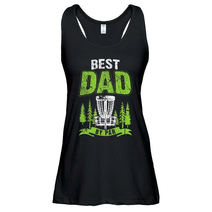 Disc Golf Gift Fathers Day Best Dad By Par Disc Golf Ladies Essential Flowy Tank