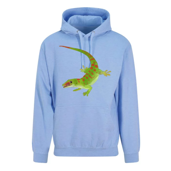 Day Gecko Green Gecko Lizard Drawing Reptile Lover Meaningful Gift Unisex Surf Hoodie