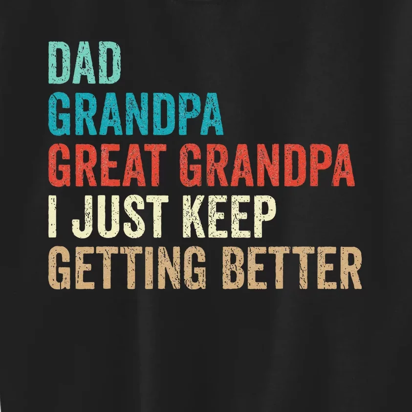 Dad Grandpa Great Grandpa Fathers Day Gift from Grand Kids Sweatshirt