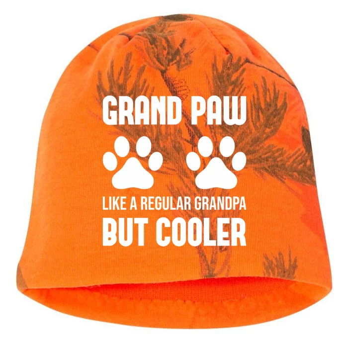 Dog Grandpa Grand Paw Like A Regular Grandpa But Cooler Gift Kati - Camo Knit Beanie