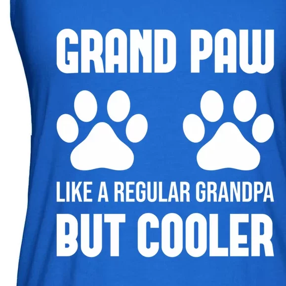 Dog Grandpa Grand Paw Like A Regular Grandpa But Cooler Gift Ladies Essential Flowy Tank