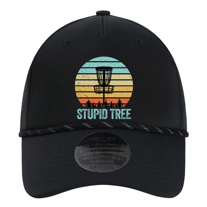 Disc Golf Gift Funny Stupid Tree Retro Disc Golf Gift Performance The Dyno Cap