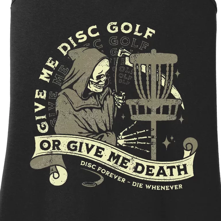 Disc Golf Give Me Disc Golf Funny Sarcastic Halloween Ladies Essential Tank