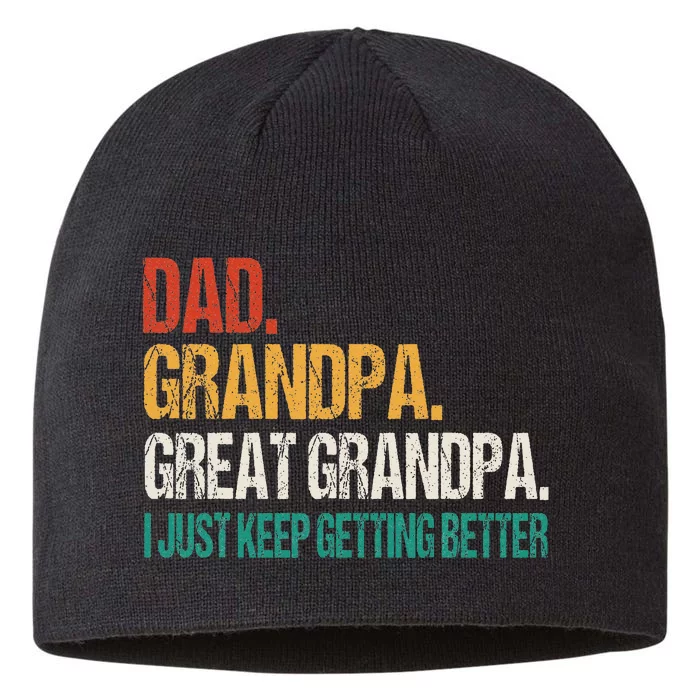 Dad Grandpa Great Grandpa Fathers Day 8 1/2in Sustainable Knit Beanie