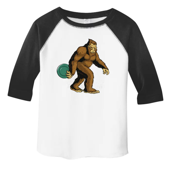 Disc Golf Gifts Bigfoot Disc Golf & WoHalloween Toddler Fine Jersey T-Shirt