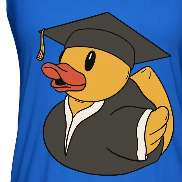 Duck Graduation Gift Ladies Essential Flowy Tank