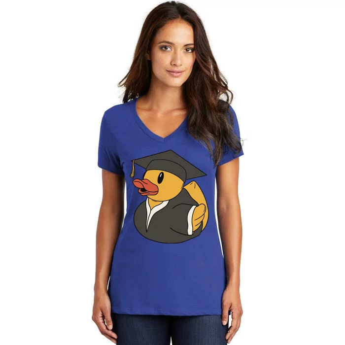 Duck Graduation Gift Women's V-Neck T-Shirt