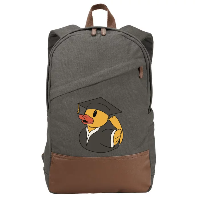 Duck Graduation Gift Cotton Canvas Backpack