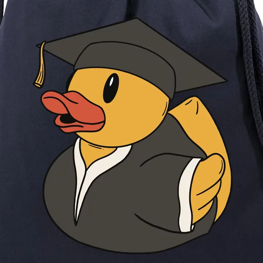 Duck Graduation Gift Drawstring Bag