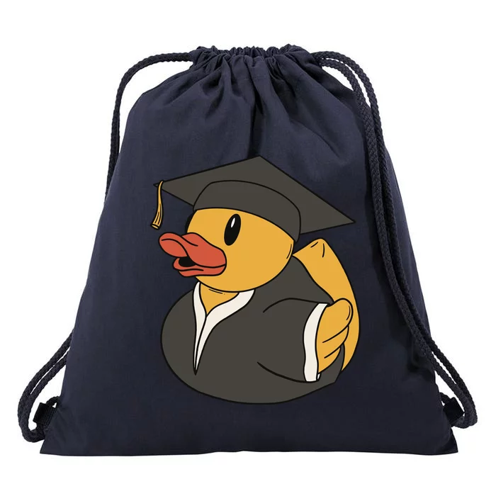 Duck Graduation Gift Drawstring Bag