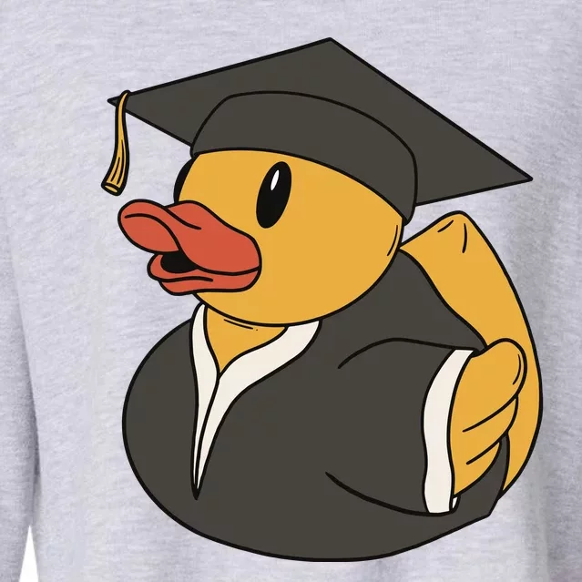 Duck Graduation Gift Cropped Pullover Crew