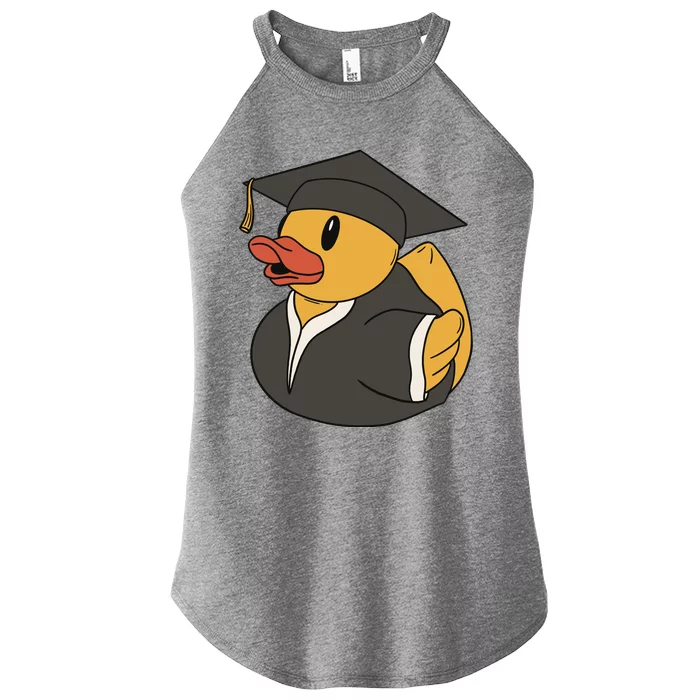 Duck Graduation Gift Women’s Perfect Tri Rocker Tank