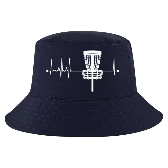 Disc Golf Heartbeat Pulse Frisbee Golf Gift Love Disc Golf Gift Cool Comfort Performance Bucket Hat