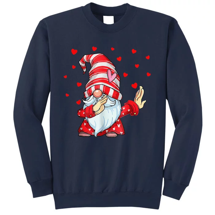 Dabbing Gnomes Heart Happy Valentines Day Couple Gifts Sweatshirt