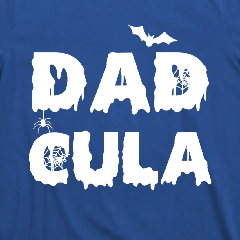 Dadcula Gift Halloween Funny Letter Print Dad Tops Gift T-Shirt