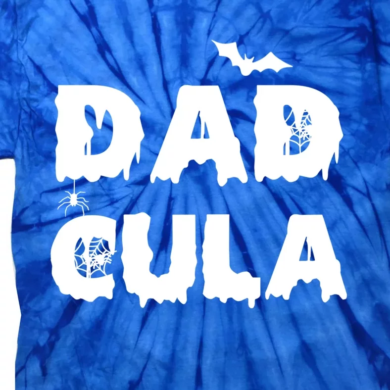 Dadcula Gift Halloween Funny Letter Print Dad Tops Gift Tie-Dye T-Shirt