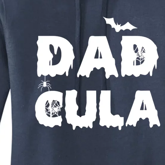 Dadcula Gift Halloween Funny Letter Print Dad Tops Gift Women's Pullover Hoodie