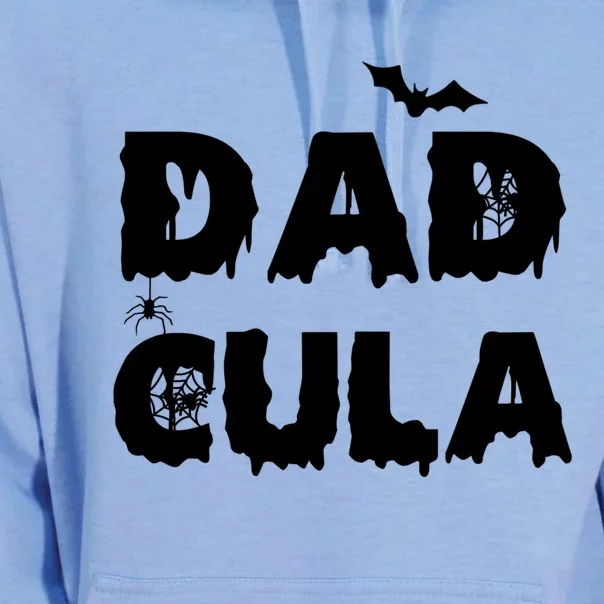 Dadcula Gift Halloween Funny Letter Print Dad Tops Gift Unisex Surf Hoodie